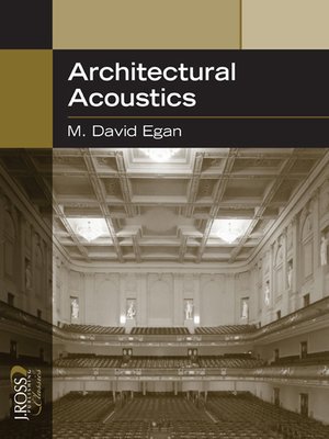 cover image of Architectural Acoustics Handbook